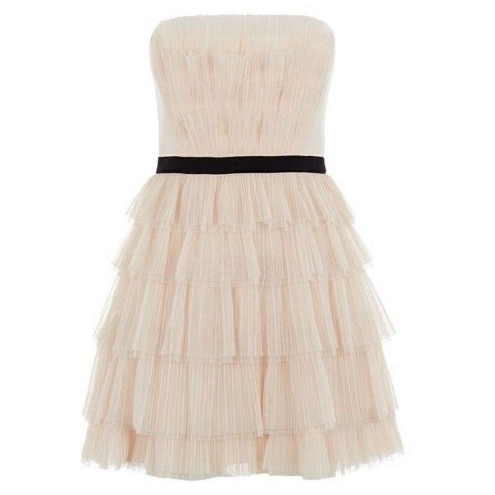BCBGMAXAZRIA Women's Strapless Fit & Flare Dress Size 6